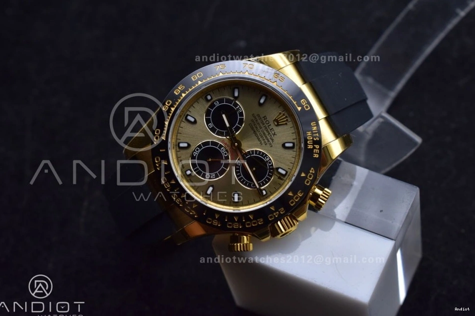 Steel Strap flex on Best Daytona DD4130 1:1 904L VSF Dial 116518 Edition YG Oyster 0223